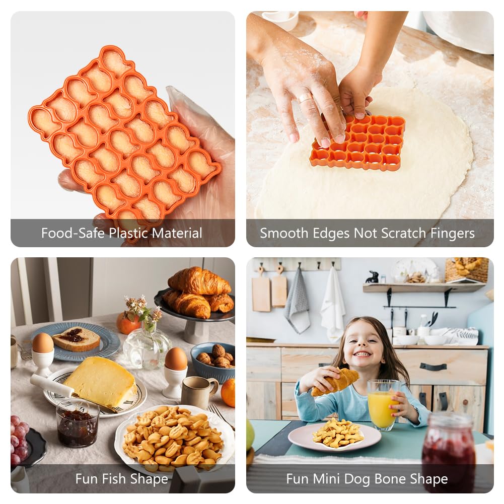 Snapklik.com : 25-Cavity GoldFish Cracker Cookie Cutter