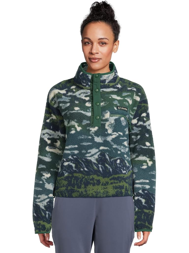 Multi Columbia Helvetia™ II Printed Cropped Half Snap