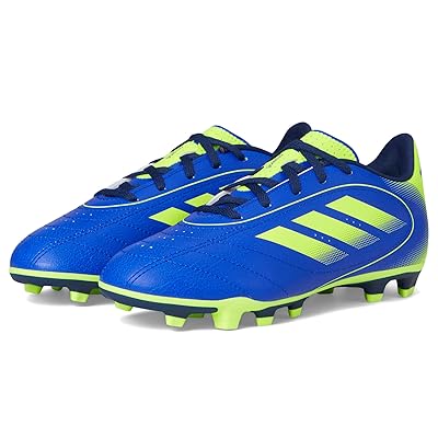 adidas Kids Goletto Ix Firm Ground/Multi Ground Soccer Cleats (Toddler/Little Kid/Big Kid) Kids Shoes Lucid Blue/Lucid Lemon/Dark Blue