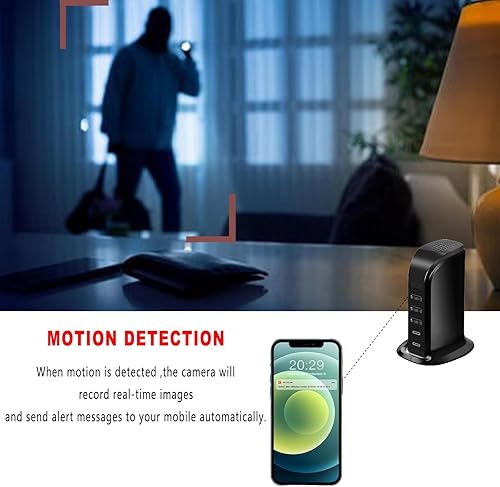 Miniatura 4 de 1080P WiFi Portable CamerasUSB Charger Camera Indoor Wireless Security Camera Home Surveillance Security Night Vision for Home, Baby