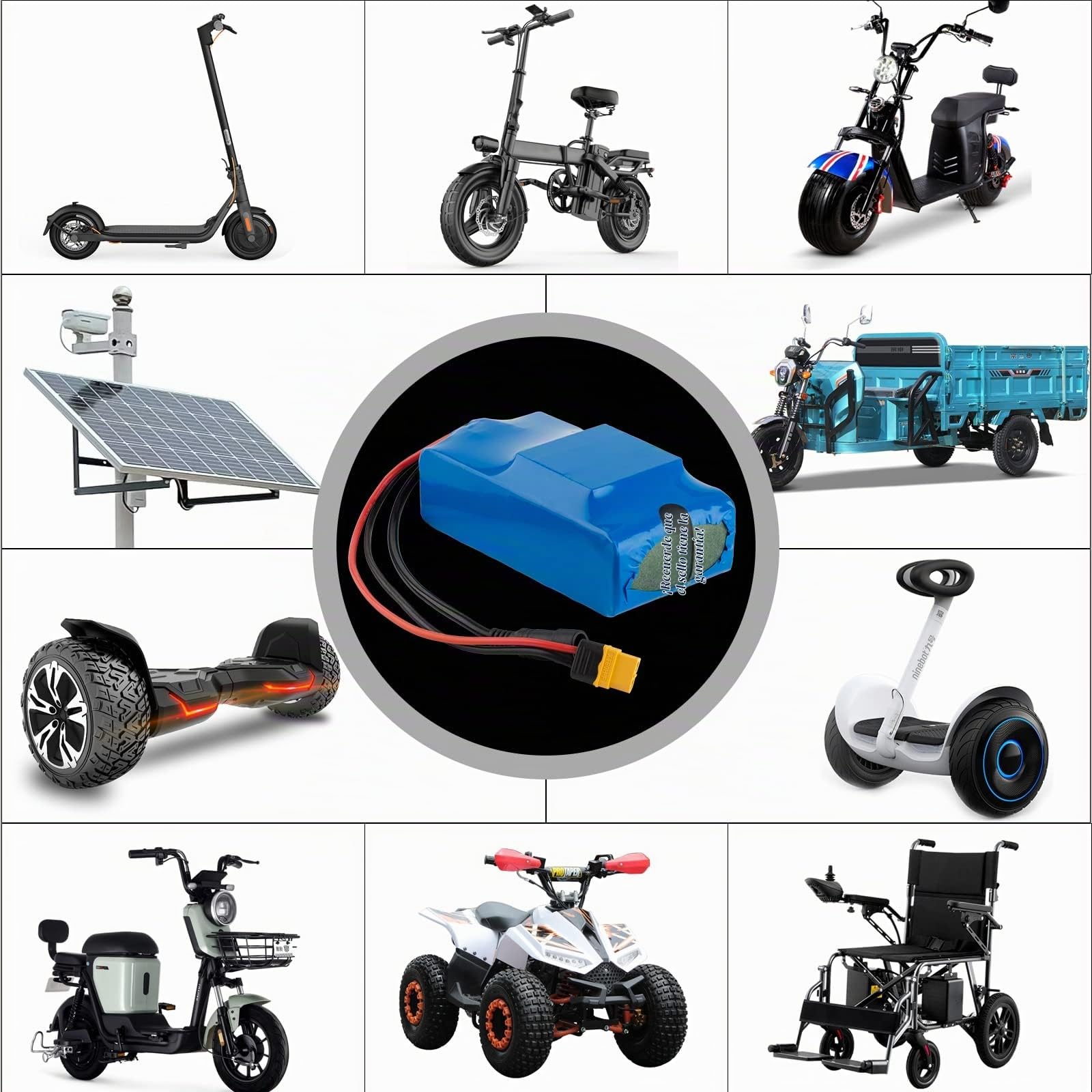 Batería de Bicicleta eléctrica 24V batería de Iones de Litio 6Ah 12Ah 9Ah con Cargador de 29,4V 200W-700W 250W 300W 350W 400W 500W se Puede Utilizar en Scooter, etc.