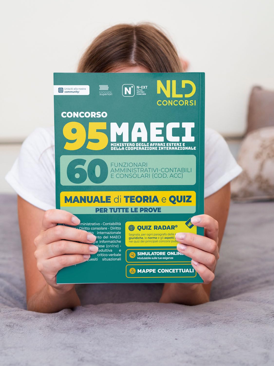 Concorso 95 MAECI 60 Funzionari Amministrativi-contabili e consolari. Manuale di teoria e quiz per la prova preselettiva e scritta 2026. Nuova ediz. Con software di simulazione