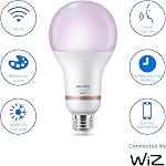 Philips Intelligent LED A23 E26 150W Ampoule d'éclairage en ligne, changement de couleur complète & Blanc tuble (2200-6500K)
