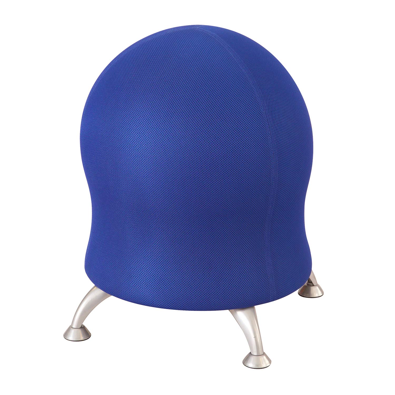 Safco Zenergy Ball Chair, Active Seating, Anti-Burst, Inflatable Chair for Home Office and Classroom, Blue Mesh