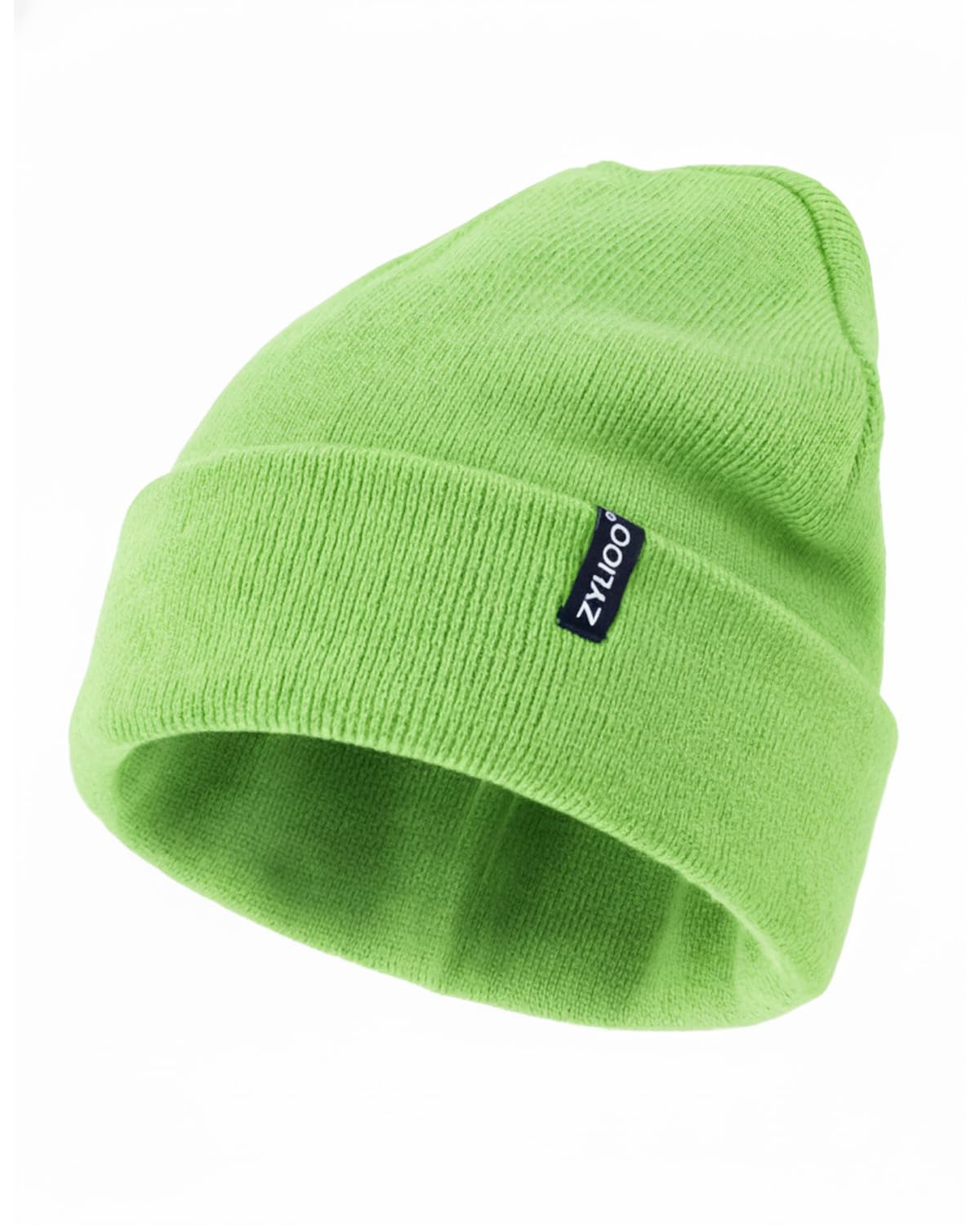 Zylioo XL/XXL Beanie Hats for Big Heads, Winter Knitted Beany Hats, Warm Slouchy Cuffed Skull Watching Cap