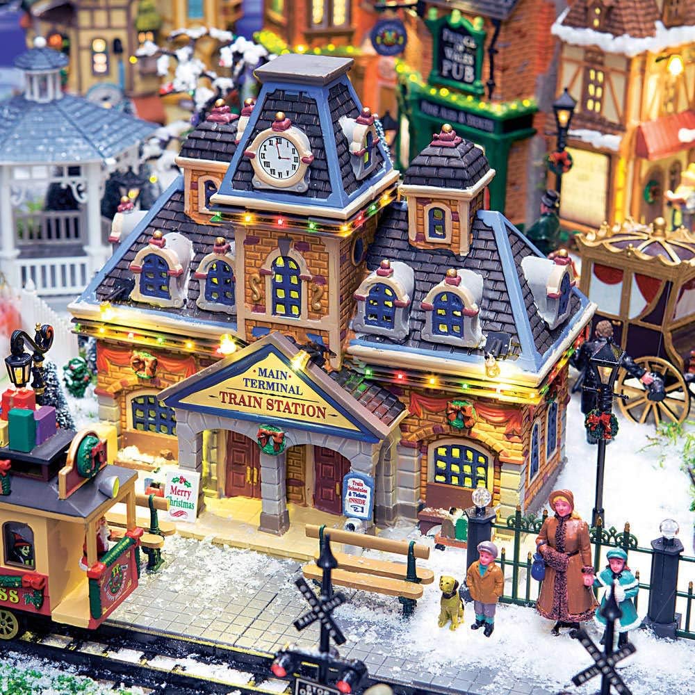 Lemax Village Collection, Main Terminal Train Station #75194
