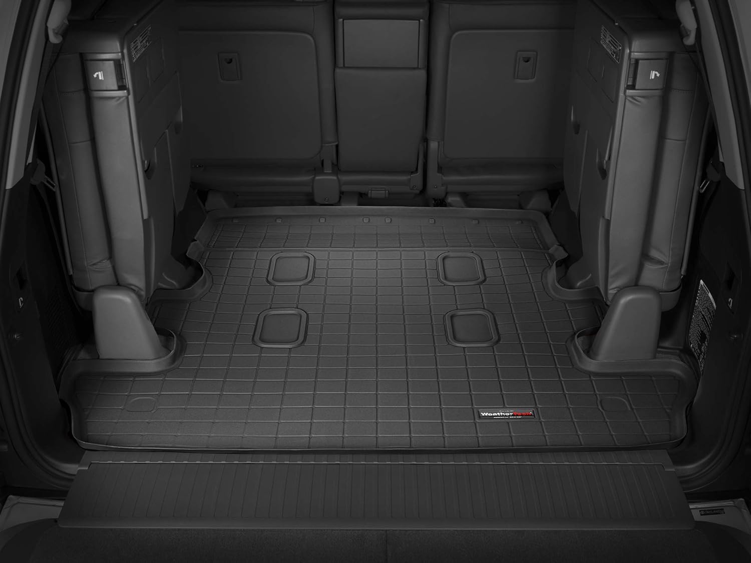 WeatherTech Cargo Trunk Liner for Toyota Land Cruiser, Land Cruiser Behind 2nd Row (40356), Black