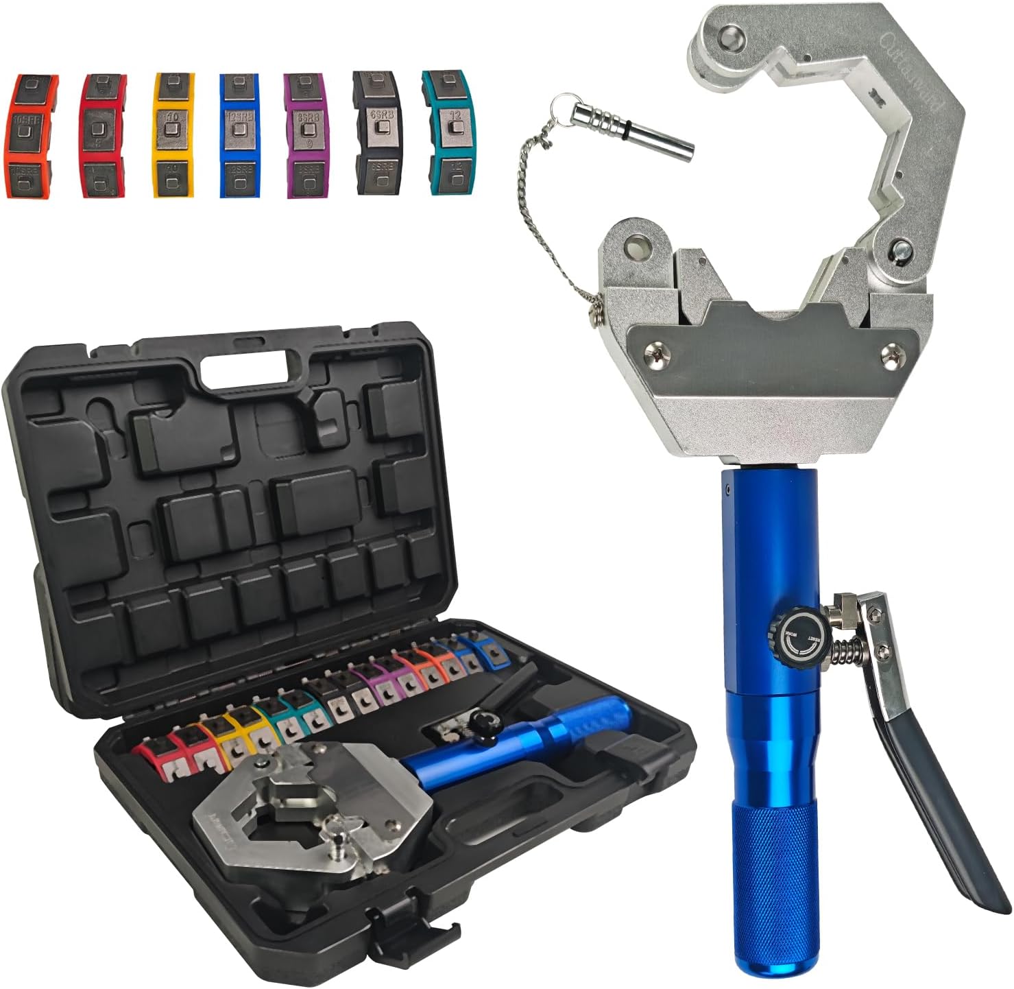 Hydraulic Hose Crimper AC Crimping Tool for Barbed and Beaded Hose ...