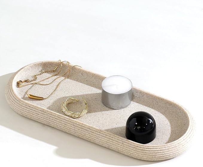 Stone Vanity Storage Tray