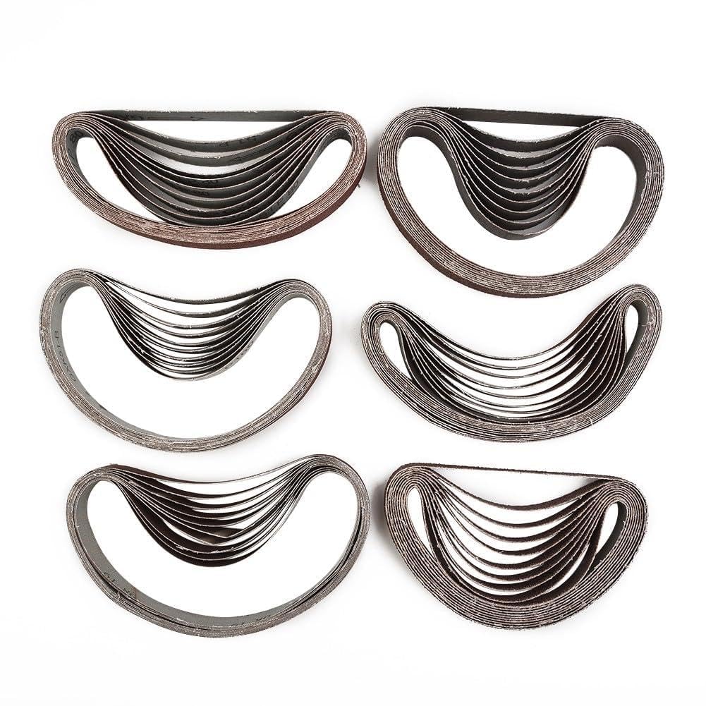 60 Sanding Belts 13 x 457 mm Grit 40/60/80/120/180/240 for Power Tools BD 280, BD 282 E and BD 290 (Accessories) - In Stock