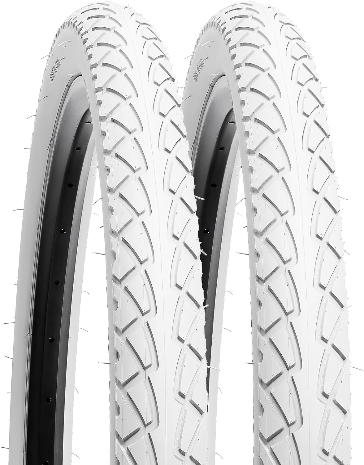 YUNSCM 26" Cruiser Bike Tires 26 x 2.125 54-559 Road Bike Tires Compatible Bike 26x2.125 26x2.15 Bicycle Tires 2-PCS