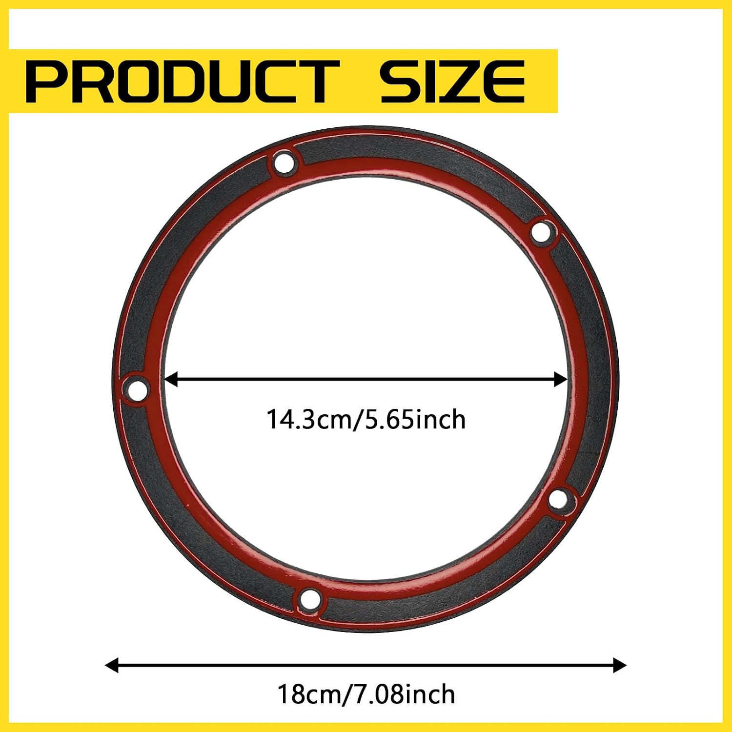 5 Holes Twin Cam Derby Cover Gasket for Harley Davidson, Derby Cover Gasket for Harley Primary Gaskets, Clutch Covers Washer 25416-99 Compatible with Davidson Touring Road Electra Glide Dyna