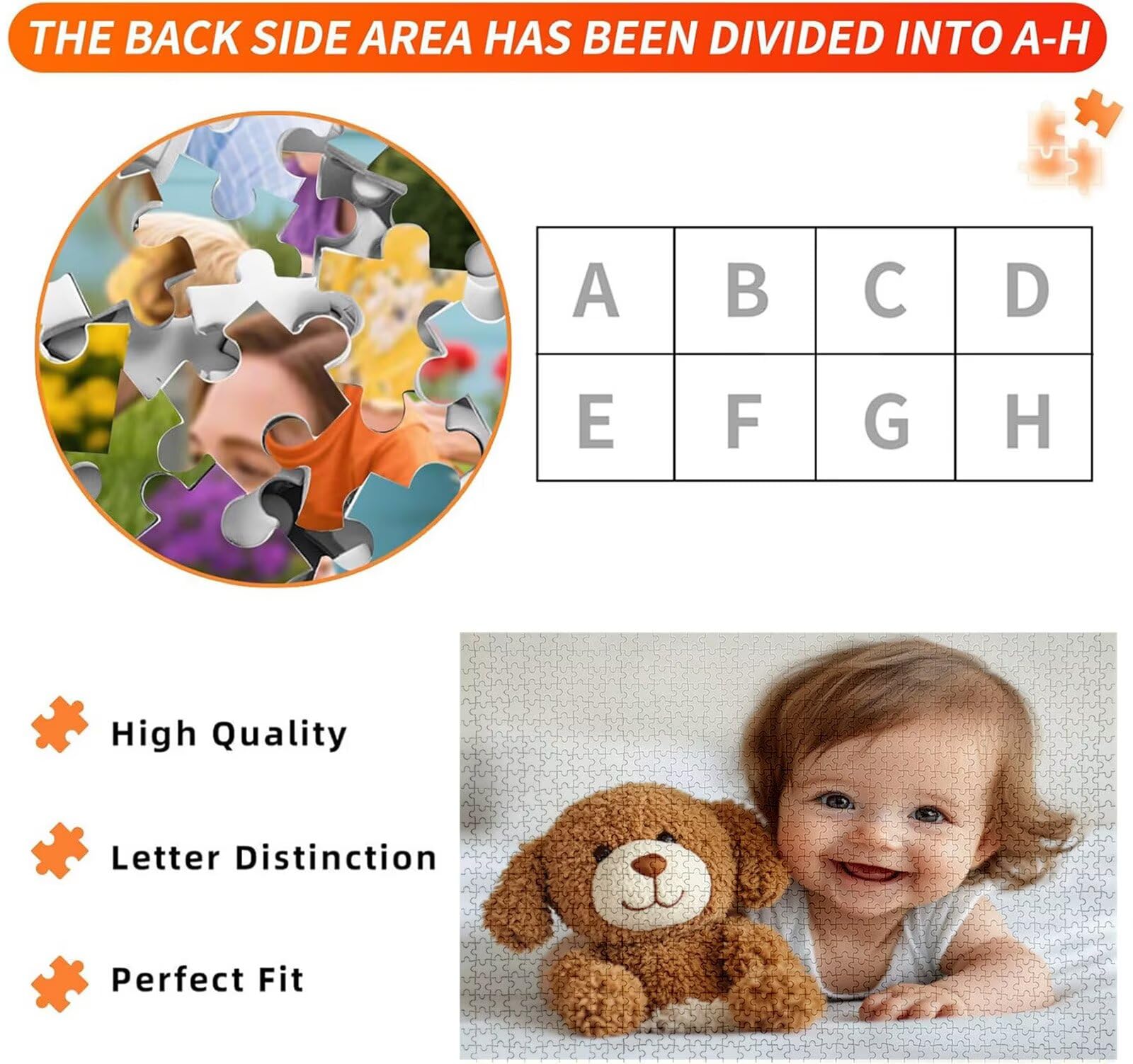 Personalisiertes Puzzle 2000 Teile Holzpuzzle mit Eigenem Foto Puzzle W-849