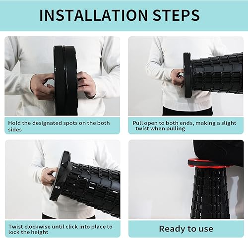 Miniatura 2 de Taburete plegable portátil mejorado, silla plegable verde para acampar al aire libre, taburete plegable retráctil con capacidad de carga de 660