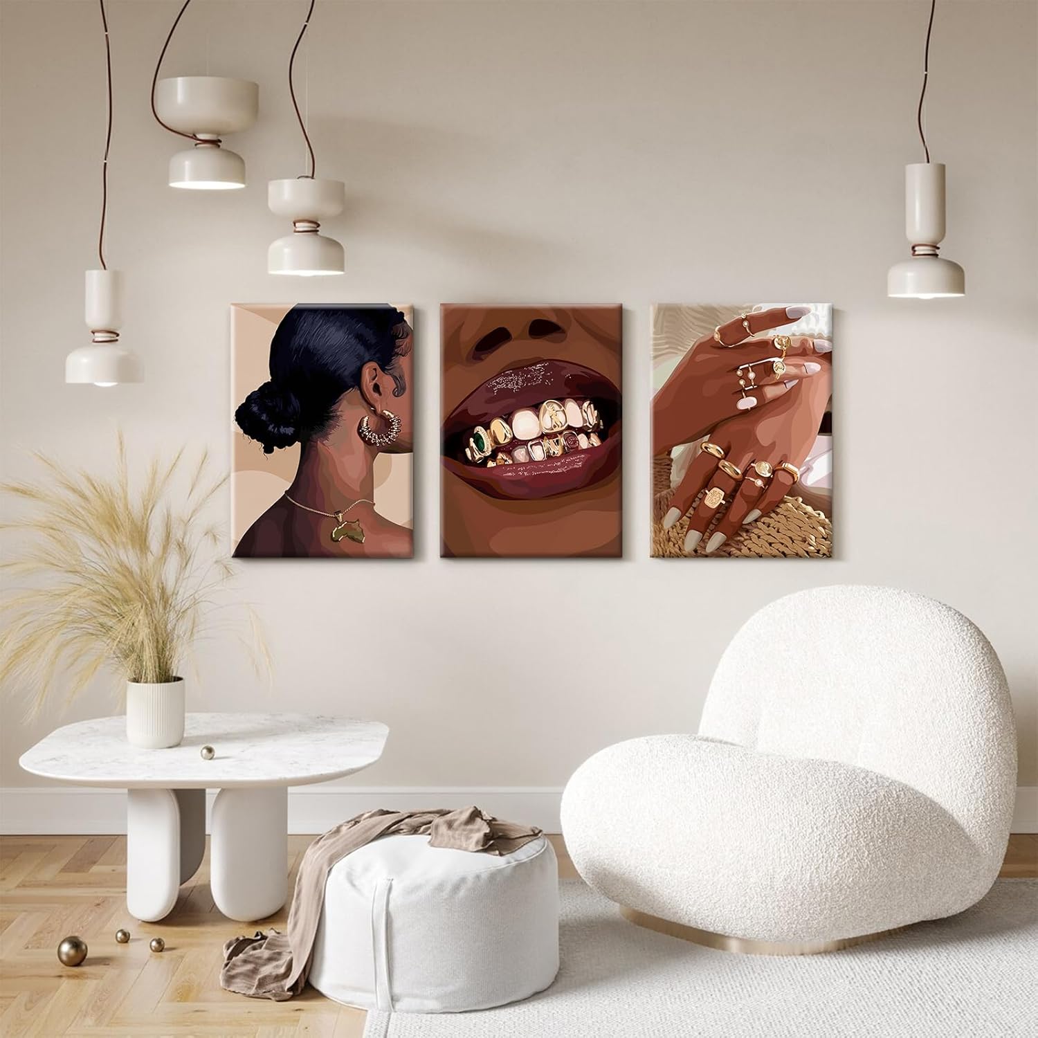 Black Woman Wall Art Decor Black Girl Canvas Wall Art African American Pictures Posters Black Female Wall Art Painting Women Feminine Boho Artwork for Home Bedroom 24x36 Inch Framed Set of 3 Black Woman Wall Art Decor Black Girl Canvas Wall Art African American Pictures Posters Black Female Wall Art Painting Women Feminine Boho Artwork for Home Bedroom 24x36 Inch Framed Set of 3