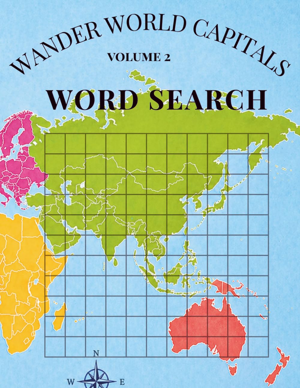 WANDER WORLD CAPITALS - VOLUME 2: WORD SEARCH