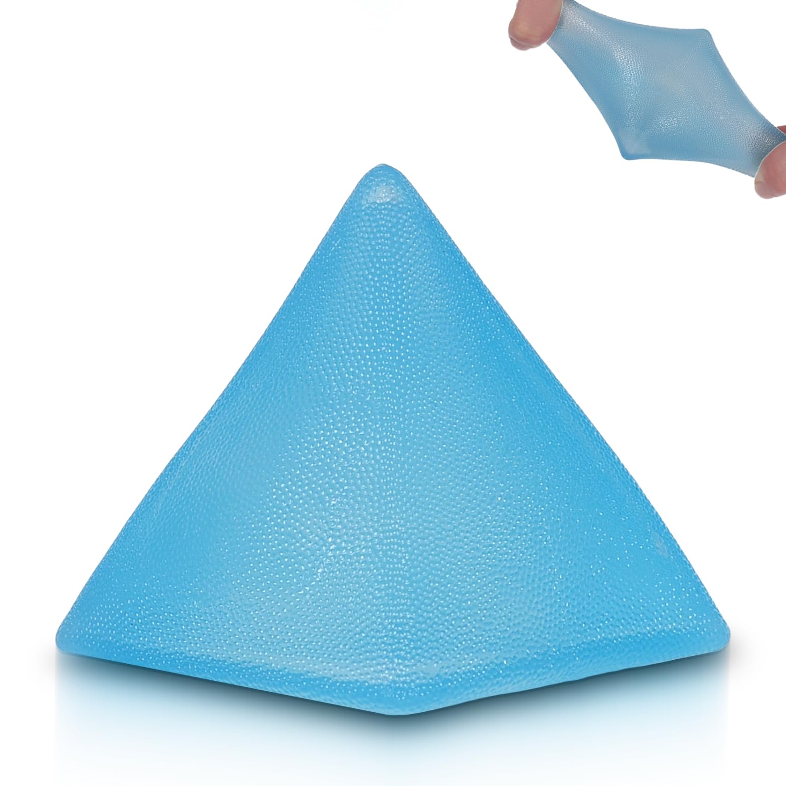 Portable Frosted Pyramid Squishys Toy, Soft Sensory Fidget Toy