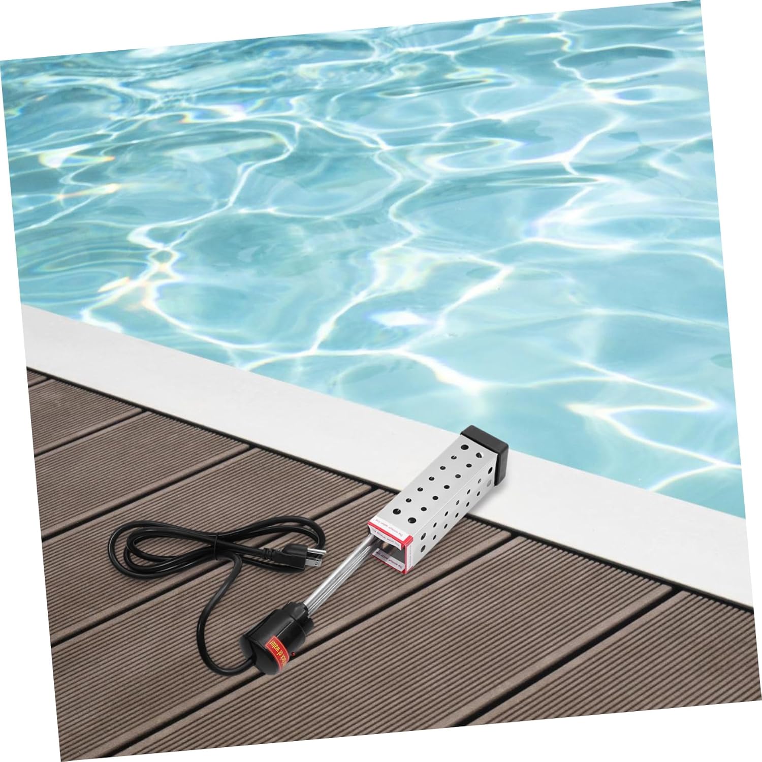1500w Pool Heater Water Warmer for Inflatable Pool Electric Heater for Bathtub Outdoor Plug
