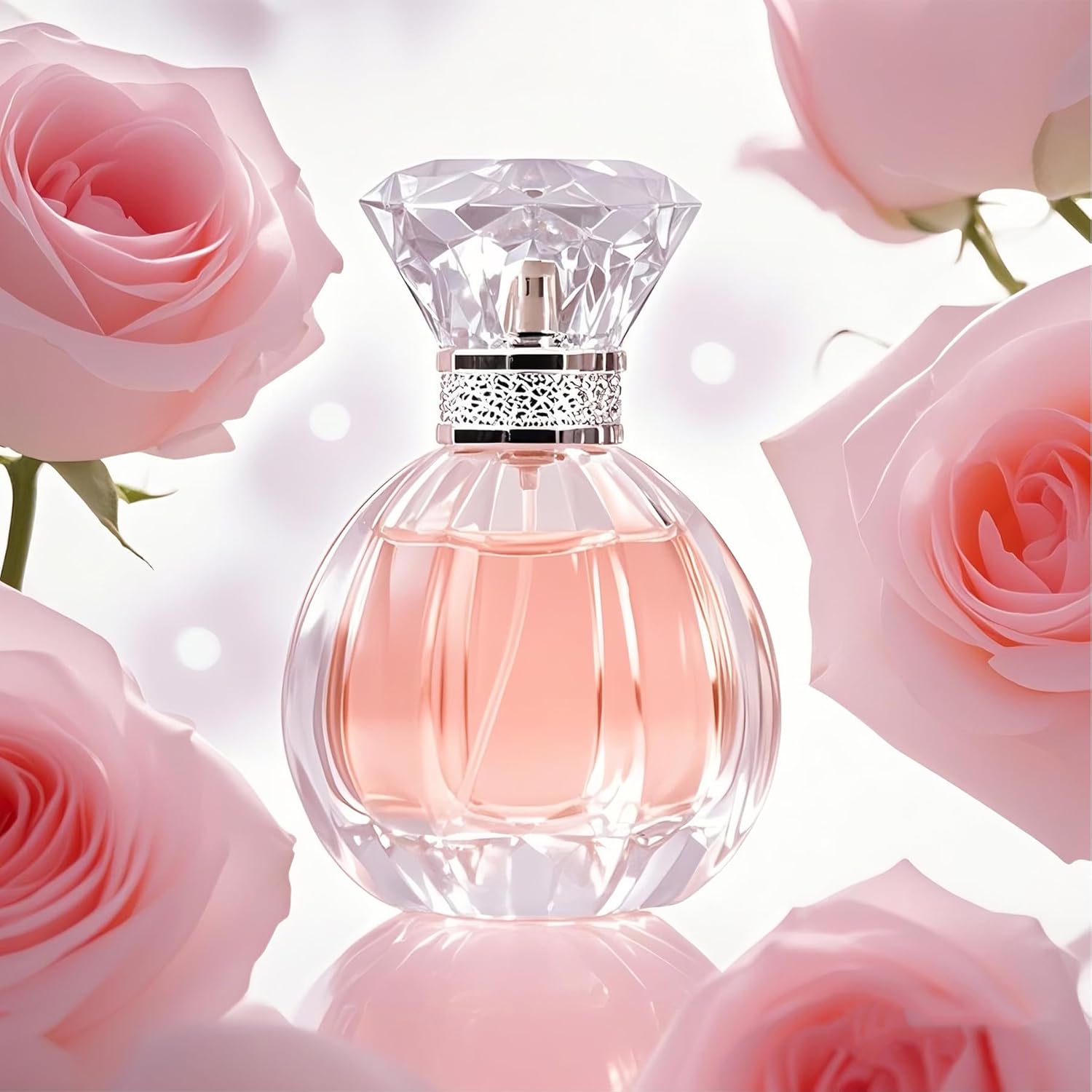 Eau de perfumery Toilette Fraiche Parfumes Spray Agua de perfume for Women L'eau de Parfum Sweet scent and light flavor perfumes de mujer originales Soully 1.7 Ounce 50ml (Rose)