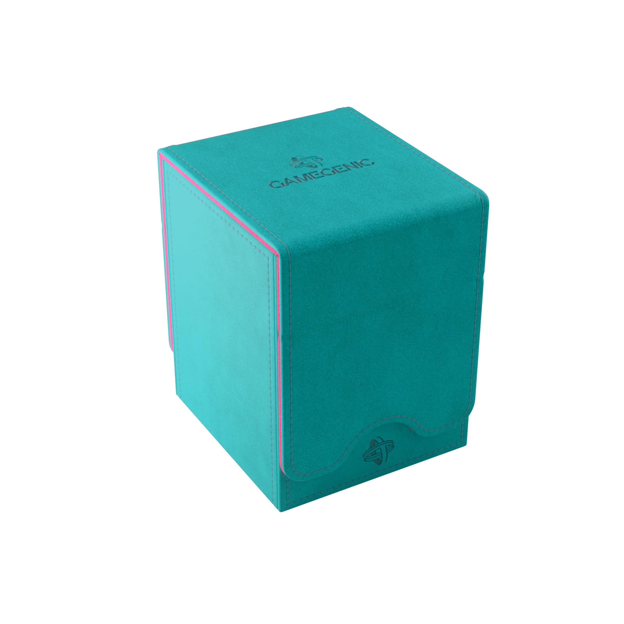 Gamegenic, Squire 100+ XL - Exclusive LINE Teal/Pink, do 100 kart z podwójnymi rękawami, kolor: turkusowy/różowy