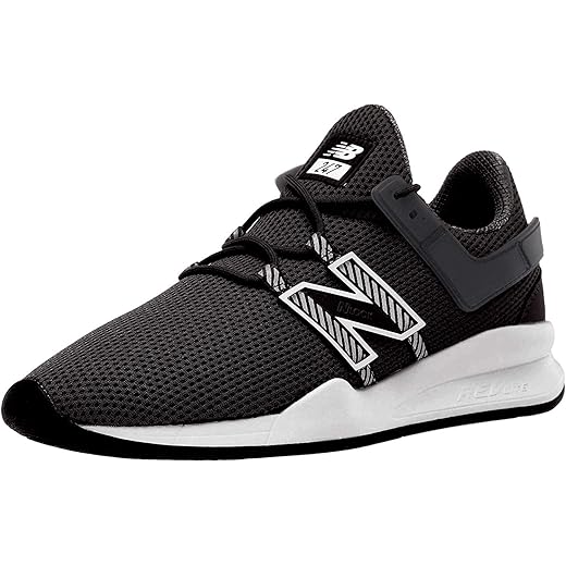 New Balance Mens 247 Classic Grey/Red Sneaker - 14