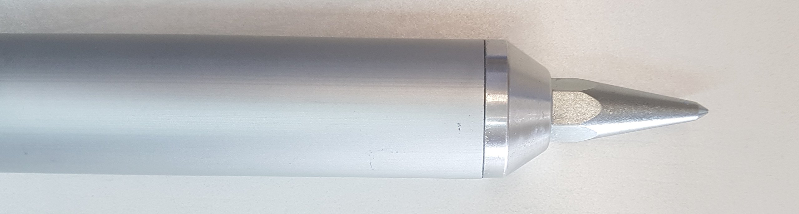 Pala telescópica de 5 m de aluminio, barra topográfica para prisma con burbuja esférica