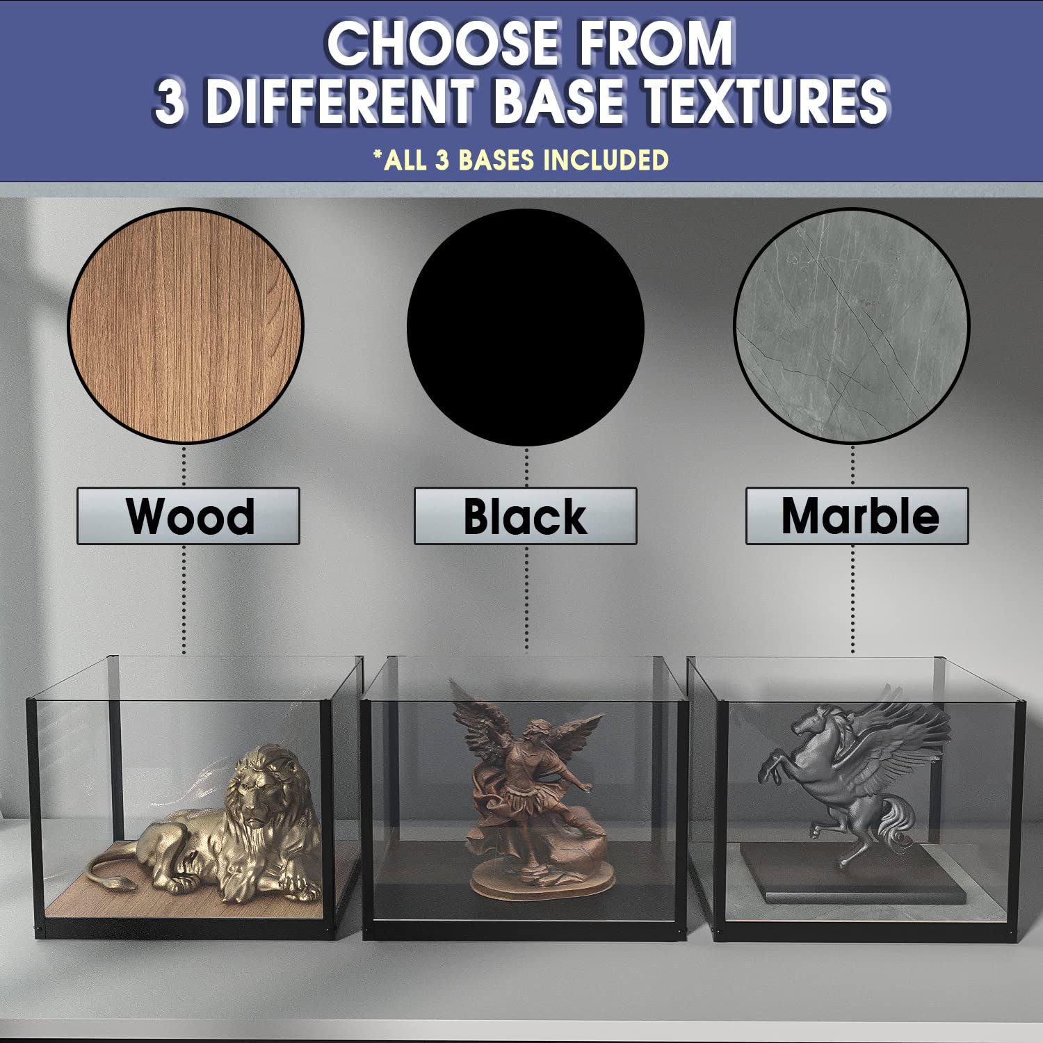 VIEWAY Clear Acrylic Display Case, 13