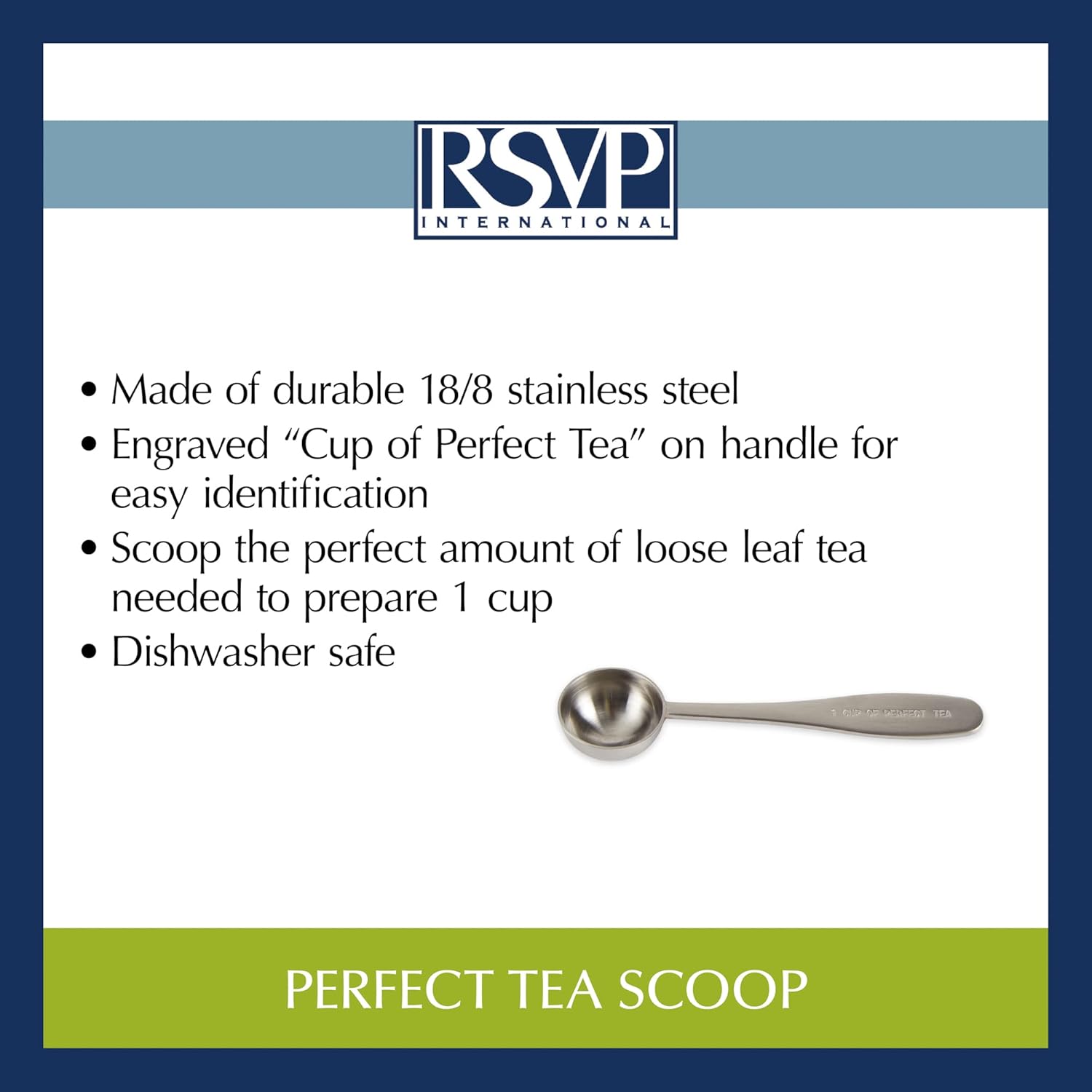 ステンレススチール" Perfect Cup of Tea "スクープ