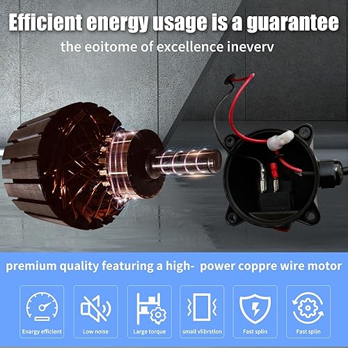 Miniatura 7 de AC110-120V Volt Bomba de transferencia de combustible eléctrica, medidor mecánico, manguera de combustible, boquilla de combustible automático,