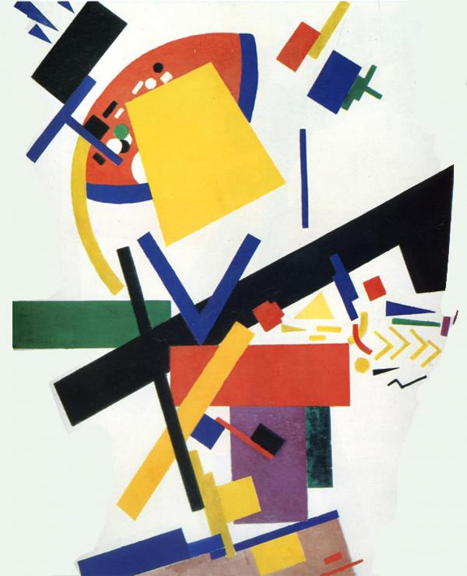 POSTERIIk Famous Print Pop Art Wall Art Graffiti Lady Colour Masses by Kazimir Severinovich Malevich Art Prints for Home Decor 60x90cm