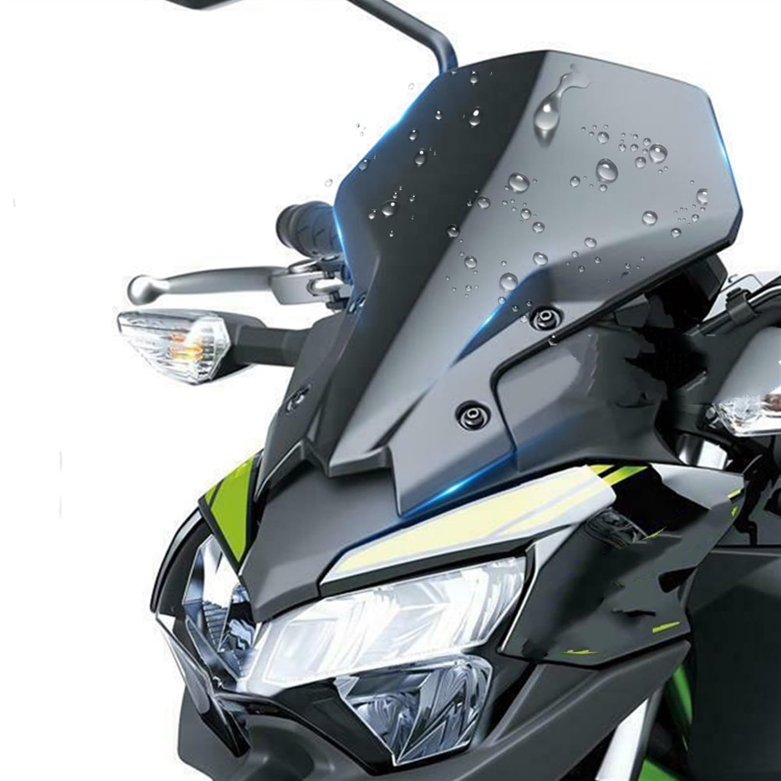 Motorrad Frontscheibe Für Suzuki Bandit 600 GSF600 1995-1999 1200 GSF1200 1996-2000 Visier Windschutzscheibe Spoiler Inhaber