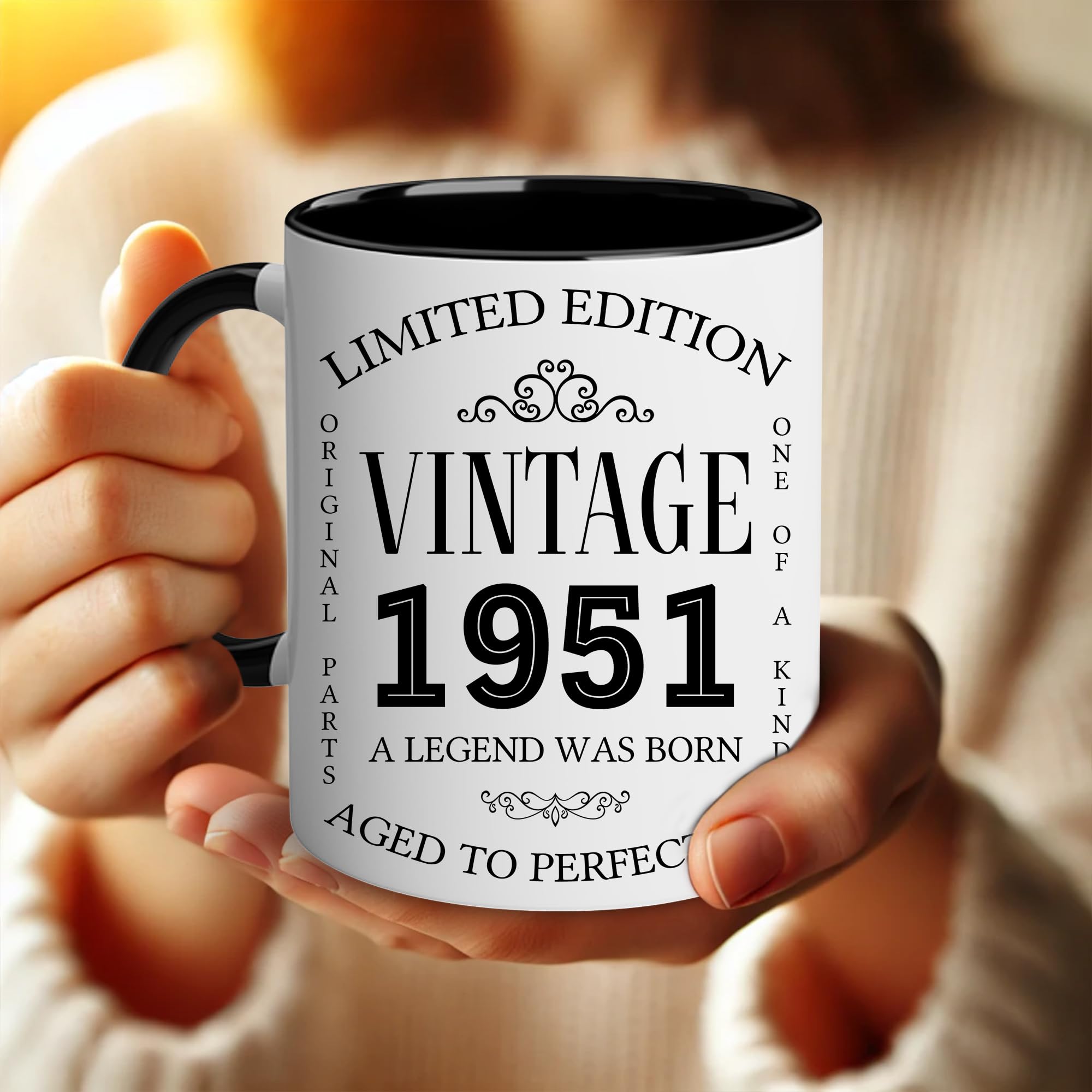 Amazon.com | GLAKEUN 75th Birthday Gifts for Men, Women - 75th Birthday  Decorations - Gifts Men 1951 Bdays - Happy 75 th Mug - Vintage 75 Mug -  Born in 1951 Present