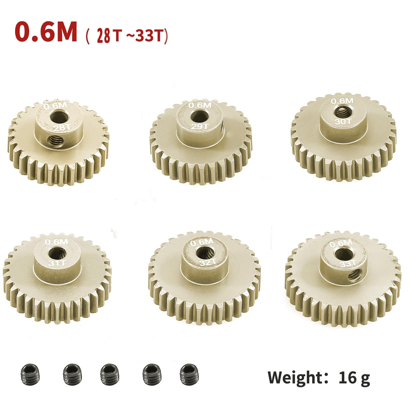 RC Pinion Gear Set - Upgrade Your RC Vehicle -3