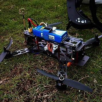 طقم طائرة بدون طيار Fpv، إطار طائرة بدون طيار مقاس 250 مم، إطار طائرة رباعية المراوح مع صلابة عالية لطائرة بدون طيار Fpv