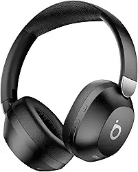 Basike Fone de Ouvido Bluetooth 5.4, ANC Cancelamento de Ruído Ativo Headphone com Microfone, Certificação Hi-Pure Audio, 30 horas reprodução, LE15 (Preto)