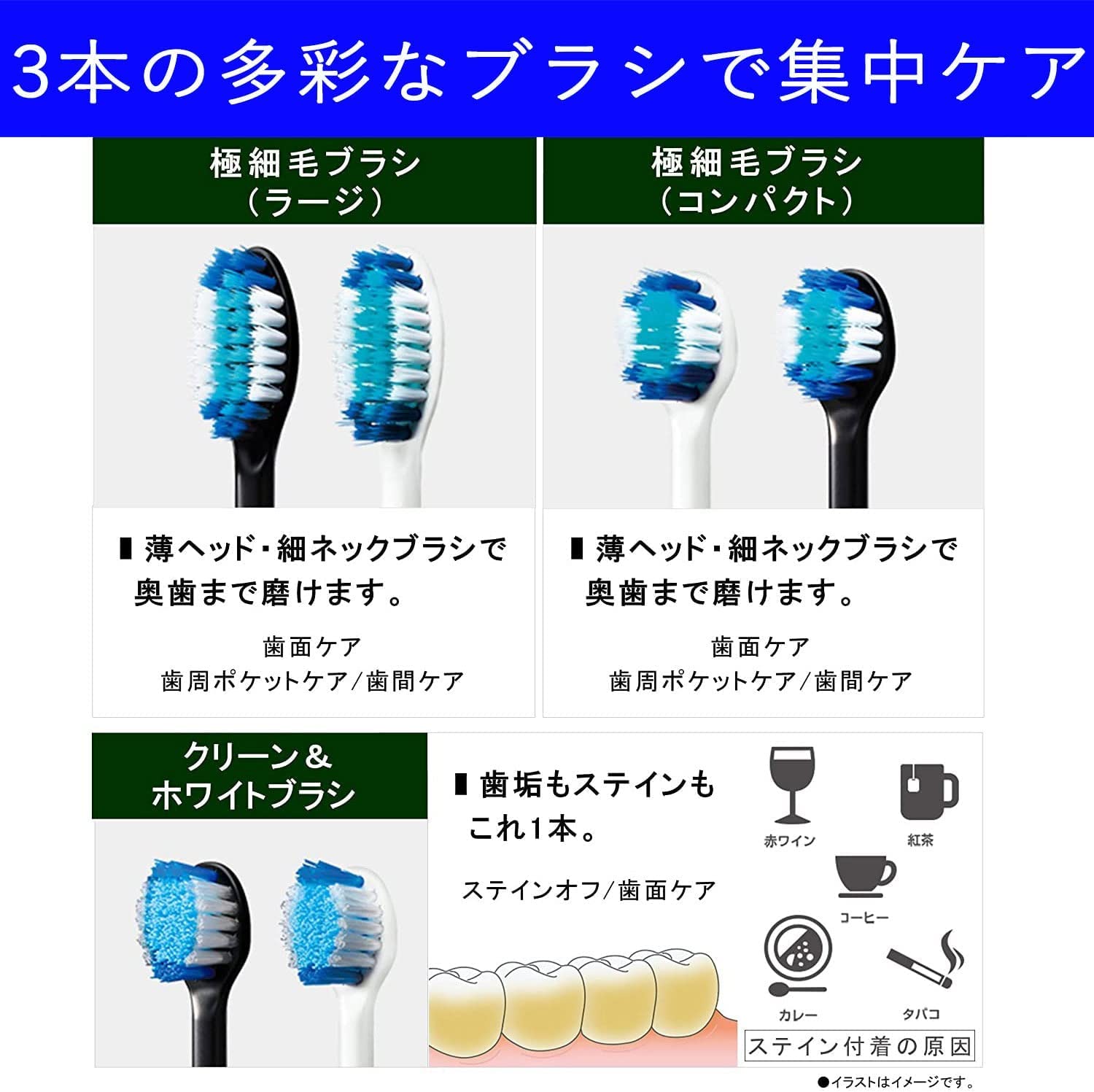 Amazon.co.jp: パナソニック 電動歯ブラシ ドルツ 白 EW-CDP35-W 