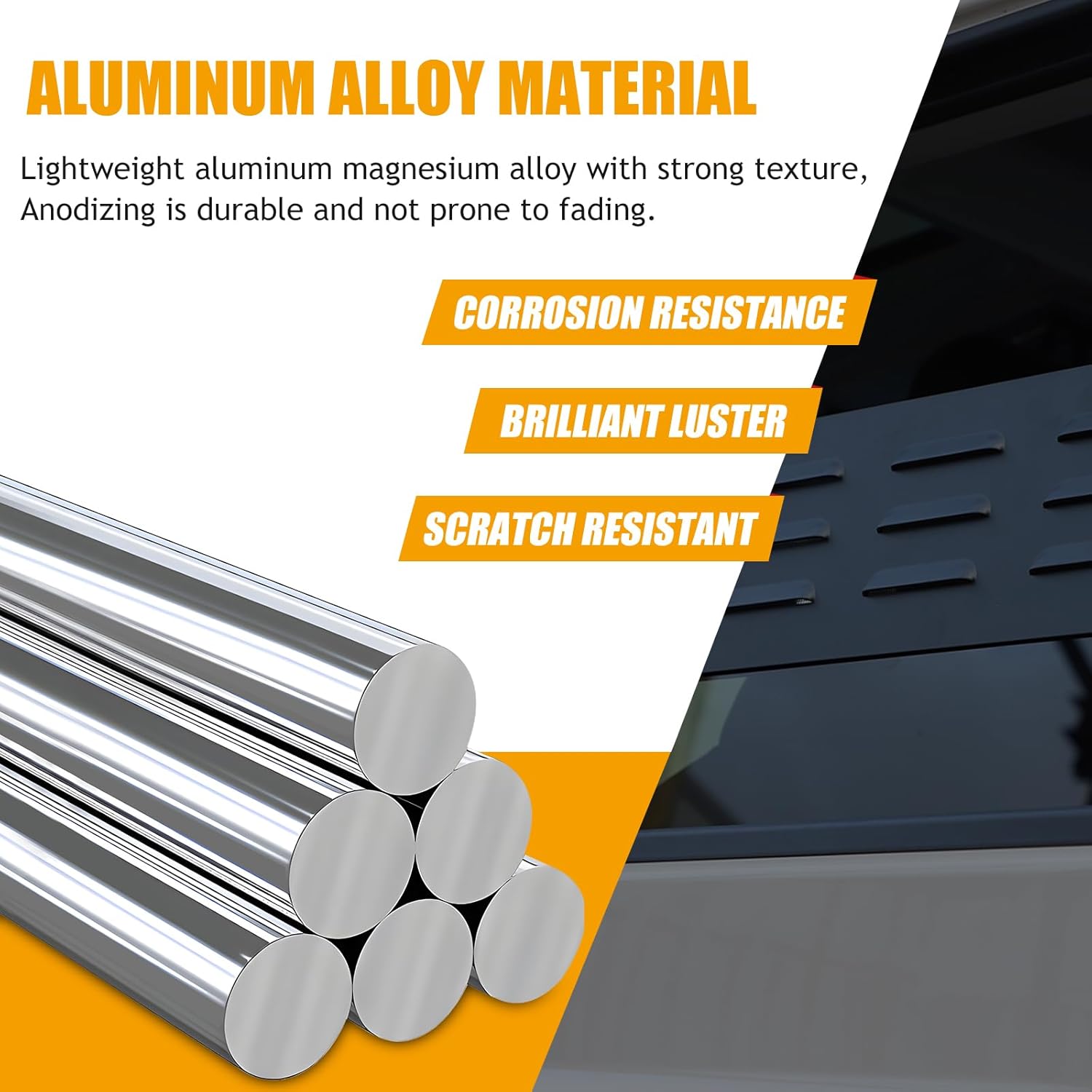 Car Rear Window Louver Vent Cover Rear Door Window Ventilation Shutters Compatible with INEOS Grenadier 2020-2024 Rear Window Ventilation Cover Aluminum Alloy Shutters Cover