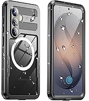 Vista 30 de Funda impermeable para Samsung Galaxy S23 Ultra, IP68 bajo el agua, a prueba de golpes militares de 12 pies, a prueba de polvo, pantalla y protector