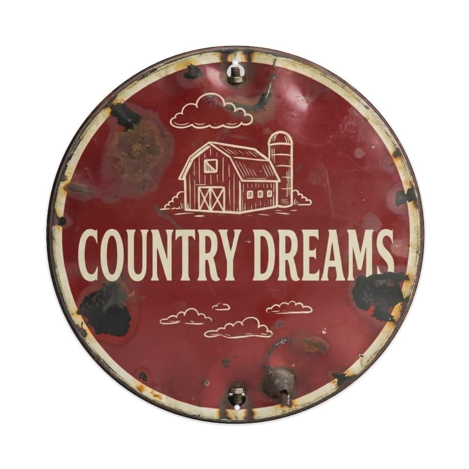 Vintage-Barn Metal Tin Sign Plaque