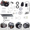 100cc Bicycle Engine Kit, 2 Stroke/4 Stroke Bike Motor Kit, Single Cylinder Bicycle Engine Motor Kit Air-Cooling Modified Full Set Petrol Gas Motor Conversion Kit