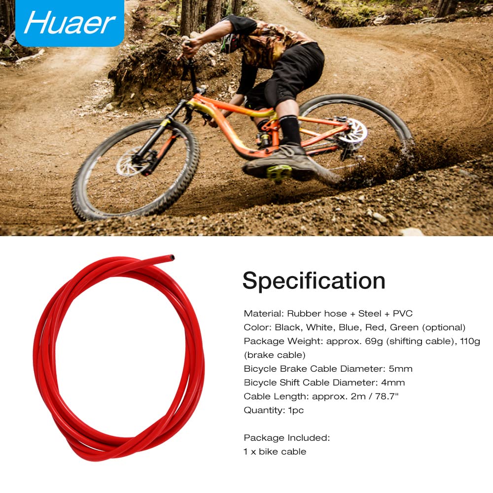 Drfeify jeu de cbles de frein de vélo Kit de bouchons de tuyau de botier de cble de frein de