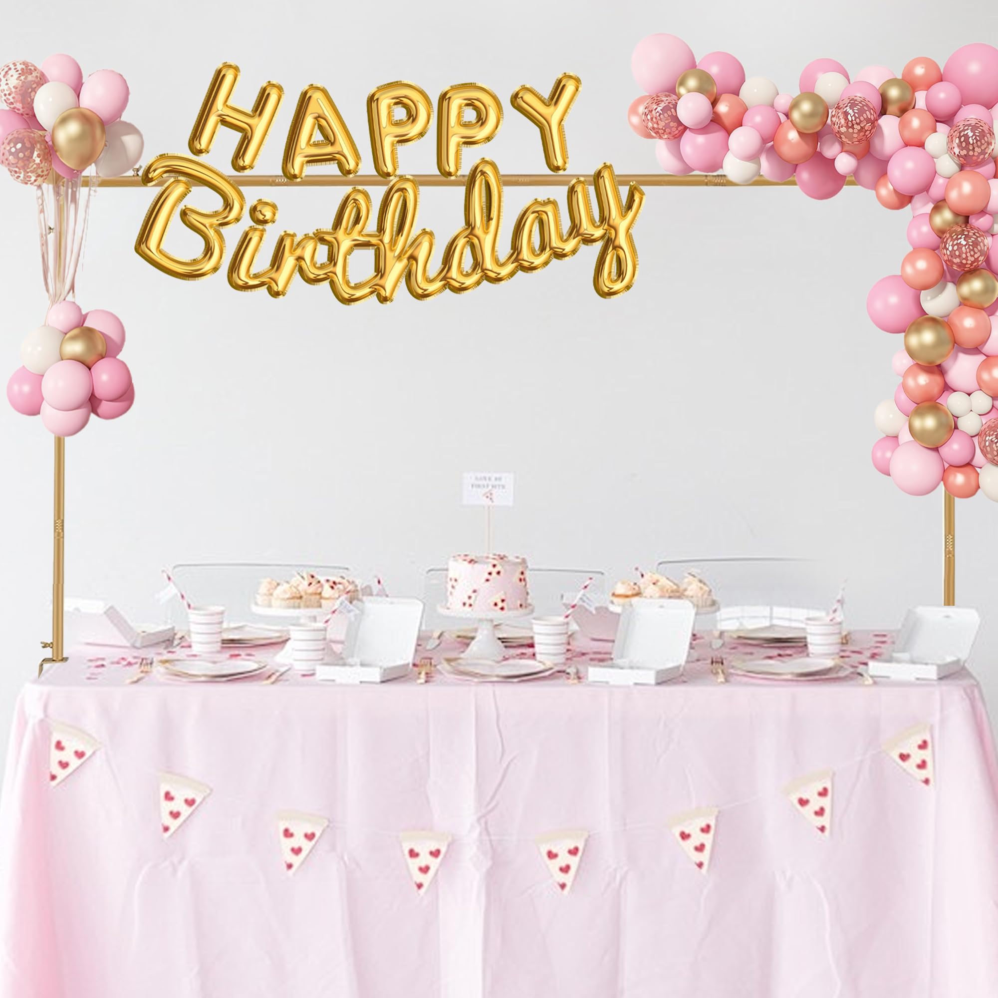 Support de tige de table, support d'arche de ballons, support d'arche de Noël, support de toile de fond pour décoration de table de mariage, festivals, fête d'anniversaire, décoration de spectacles