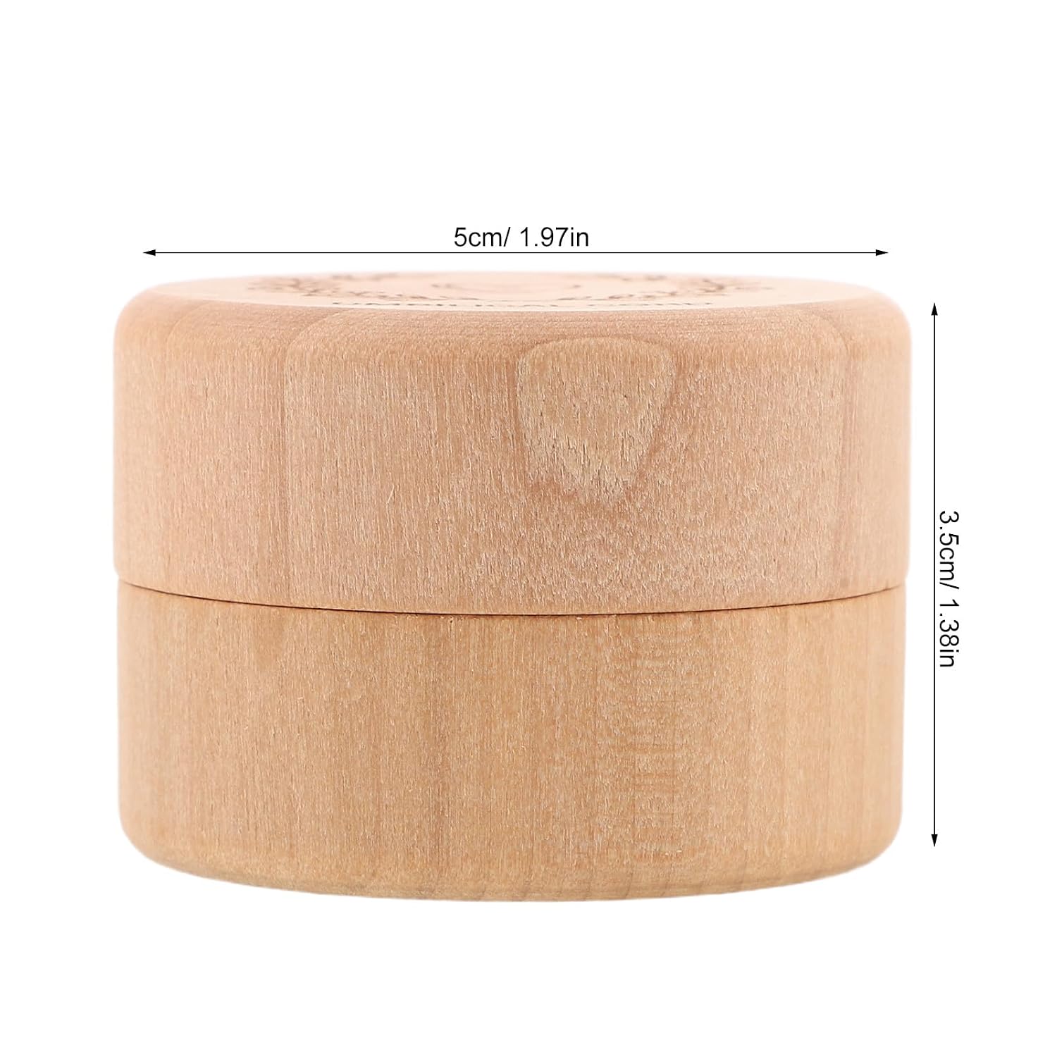 Toddmomy Wooden Baby Keepsake Box for Newborn Umbilical Cord Storage, Infant Memory Keepsake Organizer, Unique Baby Shower Gift for Remembrance and Souvenir