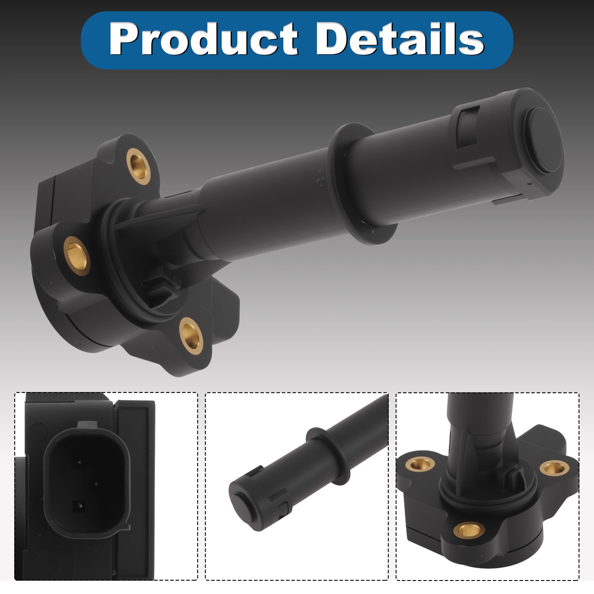 A ABSOPRO Sensor Nivel Aceite Motor, Para Dodge Sprinter 2500 07-09,1pc | Para Dodge Sprinter 3500 2007-2009, Material Metal+Plastico, Reemplaza OE 5137394AB/68183986AA, Instalacion Directa