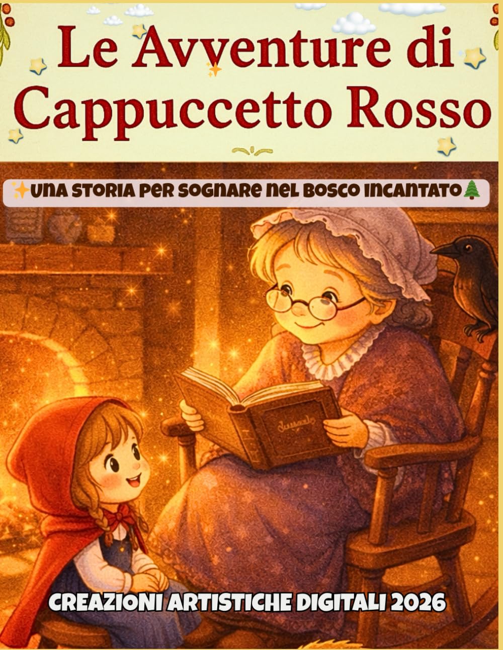 Le Avventure di Cappuccetto Rosso – Una storia per sognare nel bosco incantato: Una fiaba illustrata per bambini dai 3 ai 7 anni sul valore dell’amicizia e della gentilezza. fiabe classiche rivisitate