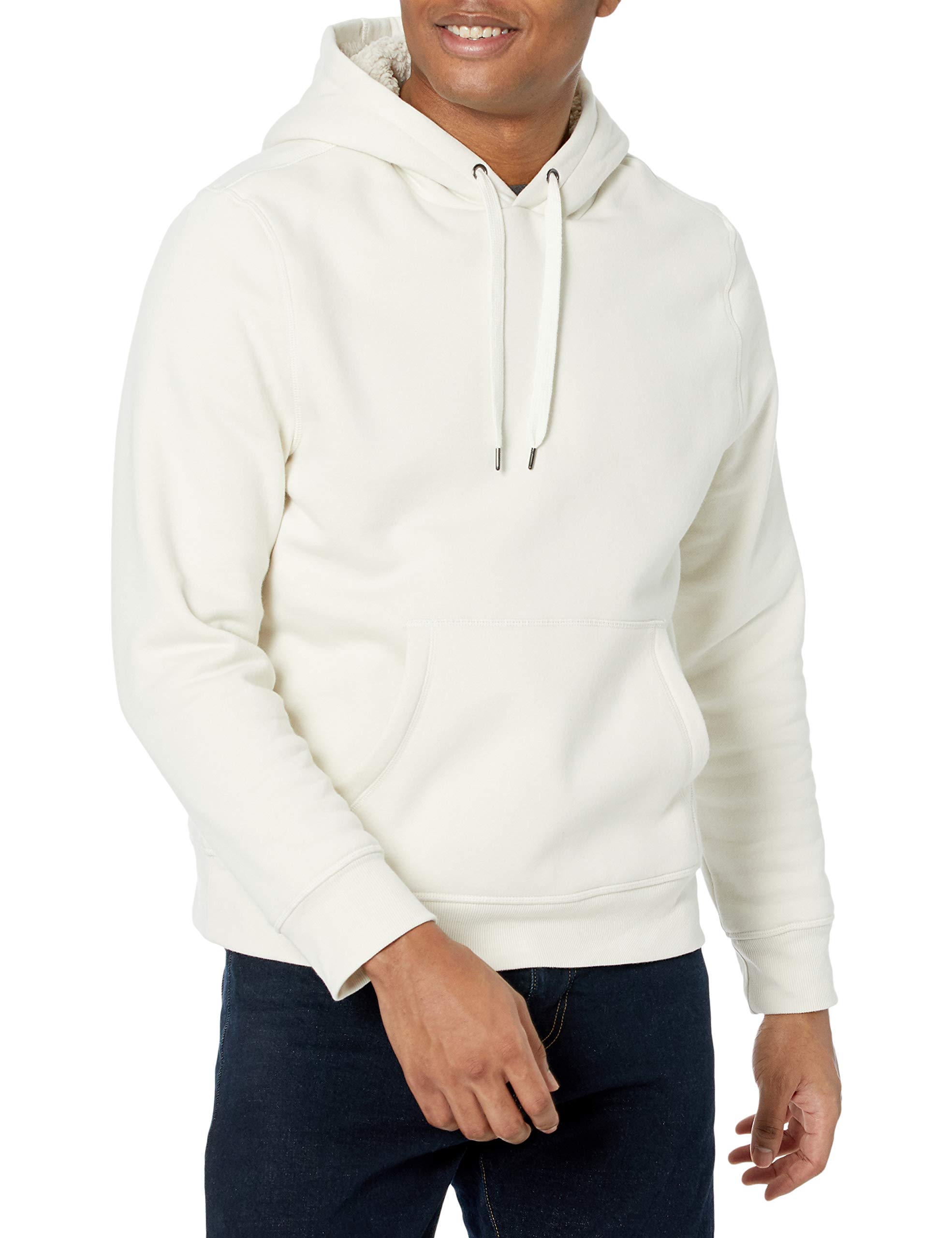 Amazon Essentials Felpa con Cappuccio con Fodera in Sherpa Uomo