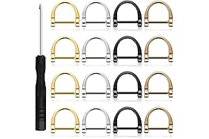 16 Pieces D-Ring Screw in Shackle: Enhance Your DIY Projects and More