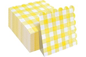 Yellow Gingham Napkins for Cheerful Gatherings