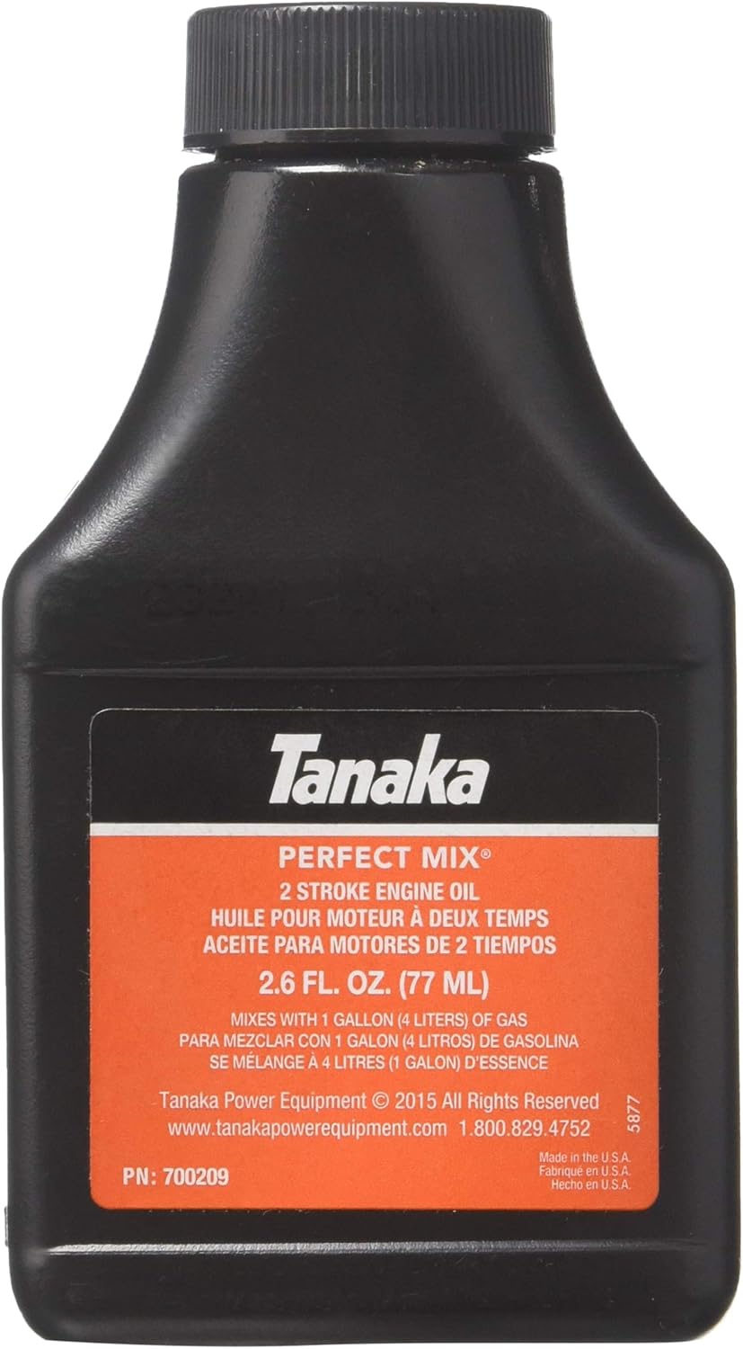 Tanaka 700209 2.6Ounce Bottle Perfect Mix 2Cycle Engine