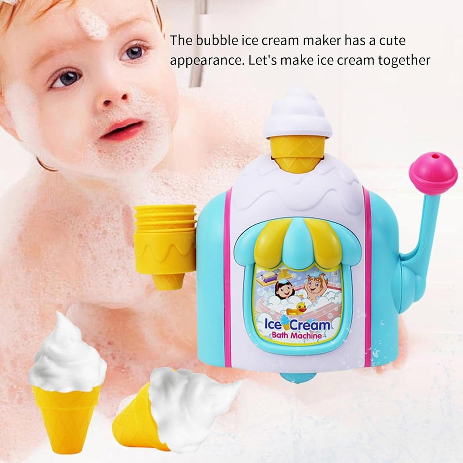 Macchina Delle Bolle Giocattoli Da Bagno A | Giocattoli Da Bagno Con Macchina Bolle Per Feste Di Compleanno, , Piscina All'Aperto, Casa, Bagno E Sala Giochi